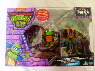 Figuras Tortugas Ninja Leonardo Mutant Mayhem