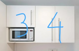 Muebles de cocina blancos