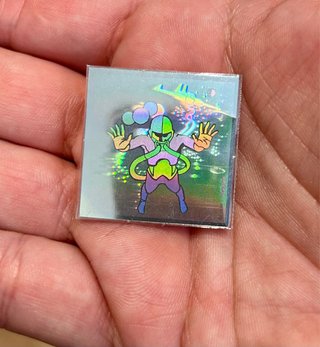 Holograma Bollycao Vintage Espacial 1986