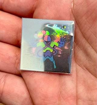 Holograma Bollycao Vintage Espacial 1986