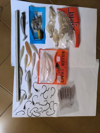 Vinilos pesca Molix Killer Craft Fluker
