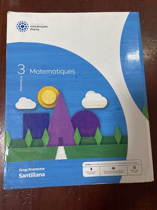 MATEMATIQUES 3 PRIMARIA CONSTRUINT MONS