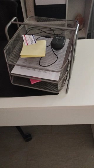 Organizador de documentos de metal