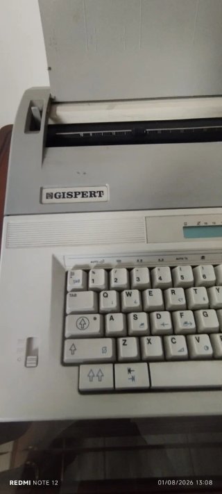 Máquina de escribir electrónica Gispert TW91
