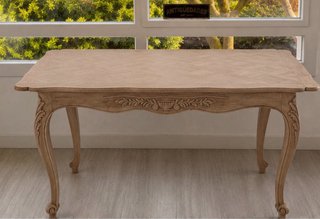 Mesa antigua francesa parquet Versalles