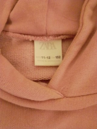 Sudadera Zara rosa talla 11/12 niña