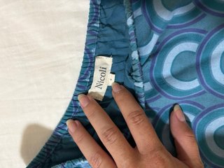 Conjunto top y pantalón estampado Nicoli