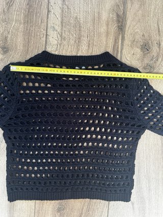 Jersey Stradivarius M Negro Calado