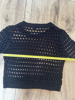 Jersey Stradivarius M Negro Calado