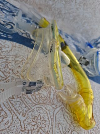 Gafas y tubo de buceo infantil MARES