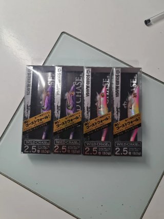 4 señuelos Squid Mania Wild Chase 2.5