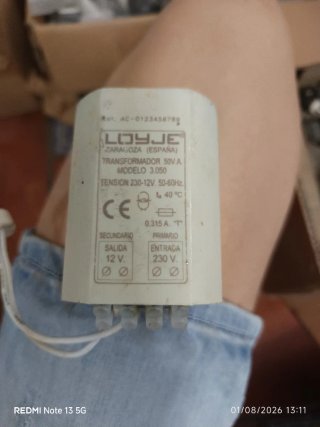Lote 12 Transformadores Loyje 50VA 230V-12V
