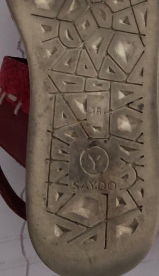 Sandalias SAYOS Rojas Piel Serpiente