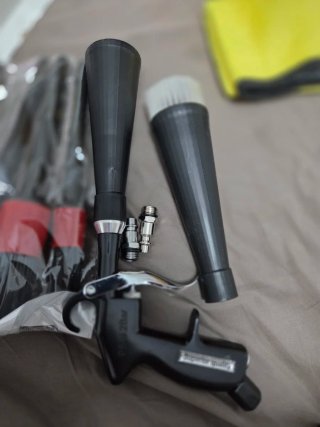 Kit pistola soplete y cepillos