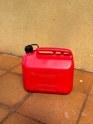 Bidón plástico para gasolina