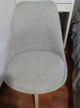 Silla de escritorio tela y madera