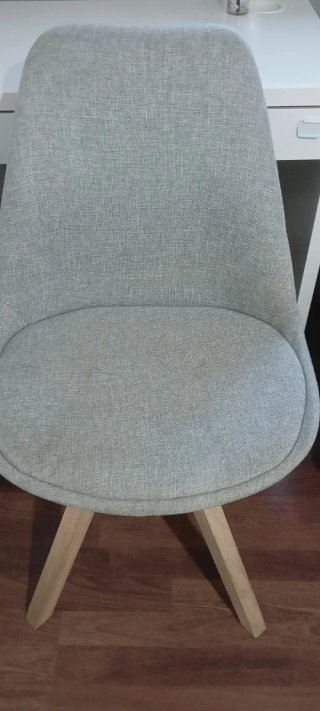 Silla de escritorio tela y madera