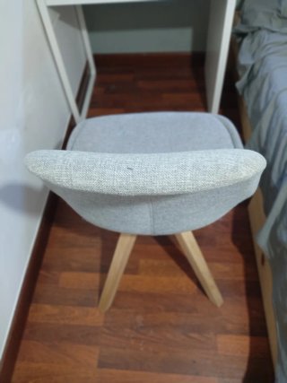Silla de escritorio tela y madera