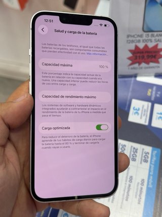 IPHONE 12 BLANCO 128GB SALUD 100%