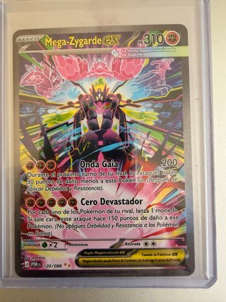 Carta Pokémon Mega-Zygarde EX 120/088