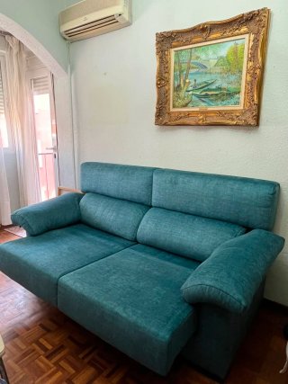 Sofá de 3 plazas de tela