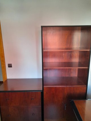 Muebles de oficina madera COMPLETO 300€