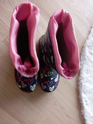 Botas de agua niña talla 35