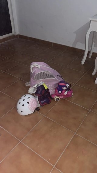 Patines en línea y equipo de protección