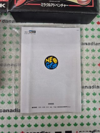 Miracle Adventure Neo Geo