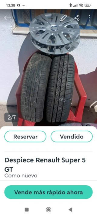 Despiece Renault 5 GT - Eje y distribuidor