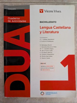 Lote/pack de lengua catsellana y literatura 1o bac