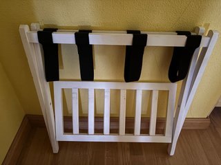 Maletero plegable madera y tela