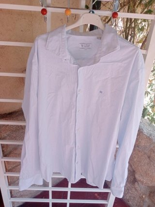Camisa Pedro del Hierro Azul Talla XXXL