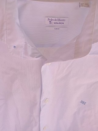 Camisa Pedro del Hierro Azul Talla XXXL