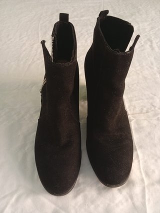 Botines tacón Bershka negros