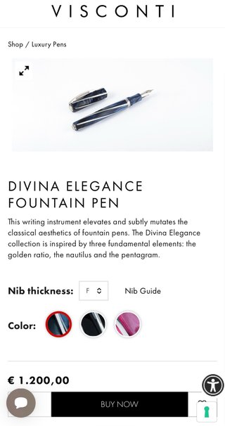 Pluma Visconti Divina Elegance
