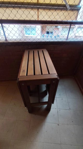 Mesa extensible plegable madera Ikea+ 2 sillas