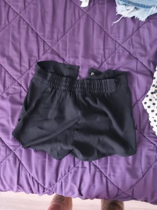 Pantalón corto mujer H&M negro