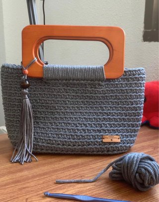 Bolsos de ganchillo hechos a mano  Varios colores