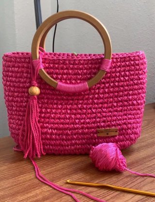 Bolsos de ganchillo hechos a mano  Varios colores
