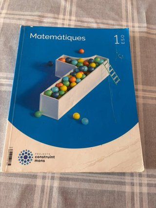 MATEMATIQUES 1 SEC CONSTRUINT MONS