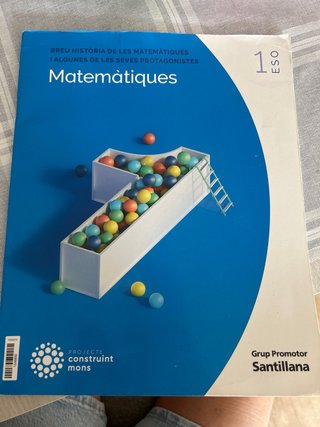MATEMATIQUES 1 SEC CONSTRUINT MONS