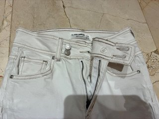 Pantalón campana blanco