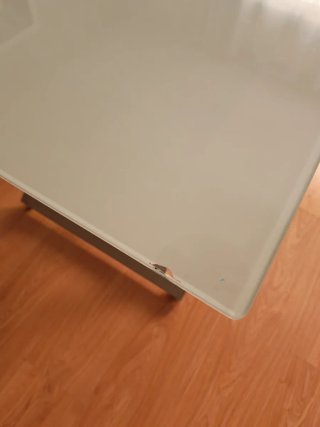 Mesa de centro elevable cristal y metal