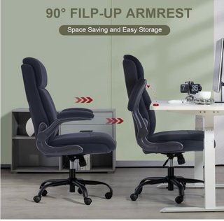 Silla de oficina ergonómica CASTLOVE Negra