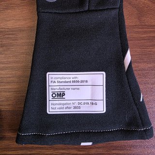 Guantes OMP First-S Talla XS FIA 8856