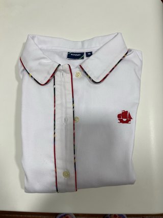 Camisa colegio Miravalles, talla 10