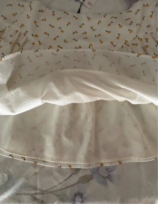 Falda Zara Estampada Flores Talla L