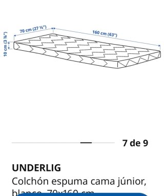 Colchón Ikea Kritter