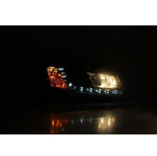 Faros delanteros LED para Fiat Stilo Black